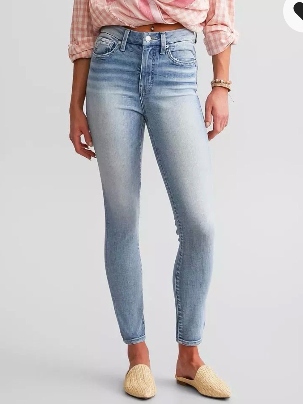 Buckle Black No 35 - Light Wash High-Rise Skinny Jeans - Women